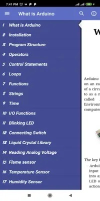 Arduino Basics android App screenshot 5